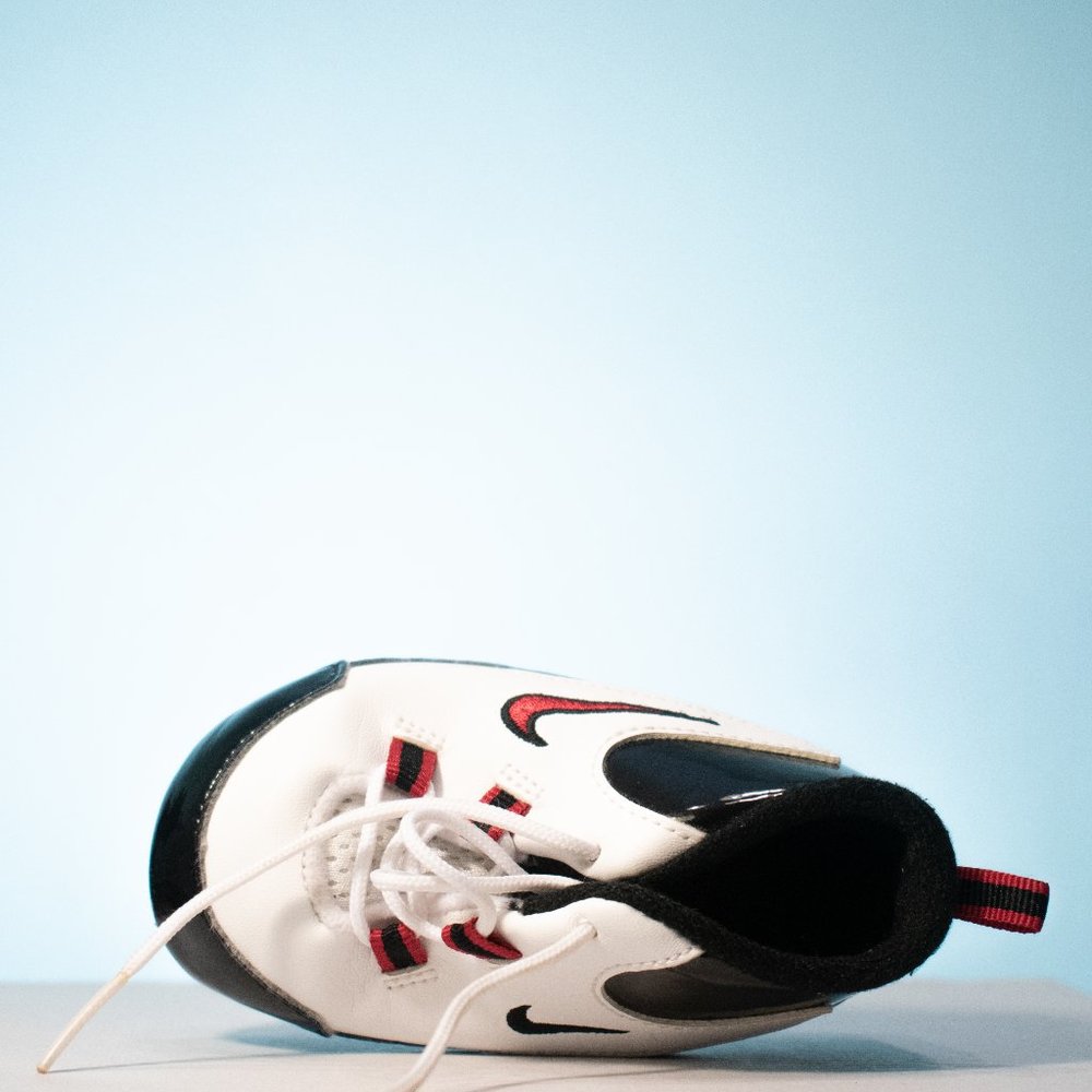 Nike Baby Walker Shoes | Size 4C White, Red, Black